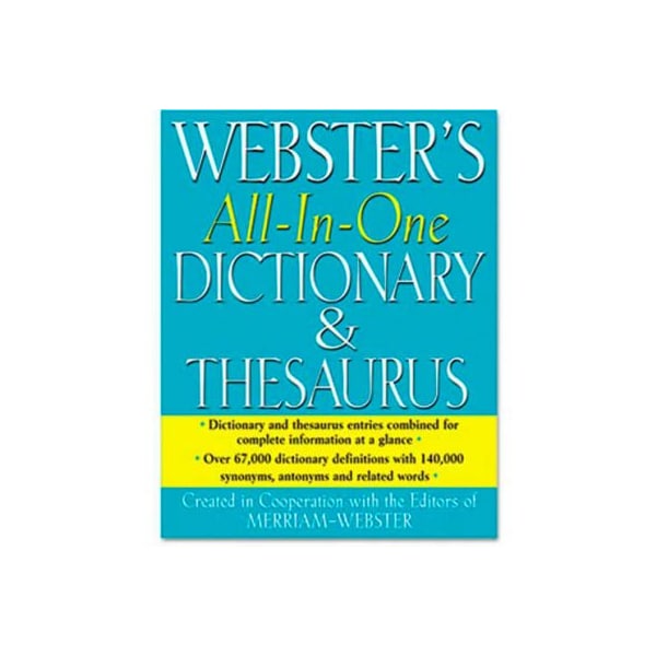 Merriamster Merriam ster AllInOne Dictionary/Thesaurus